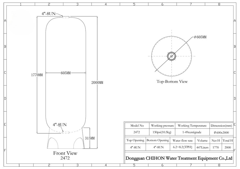 Bồn lọc composite 2472